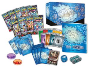 Pokemon TCG: Scarlet & Violet 07 Stellar Crown- Elite Trainer Box sample components