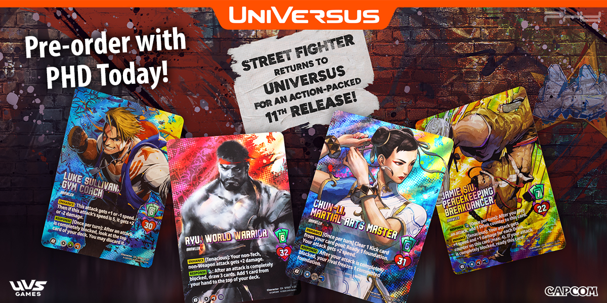UniVersus CCG: Street Fighter Challenger Series Decks & Playmats — UVS Games