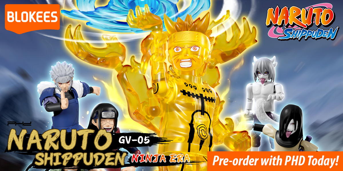 Naruto Shippuden | Ninja Era Model Kit Blind Boxes — Blokees
