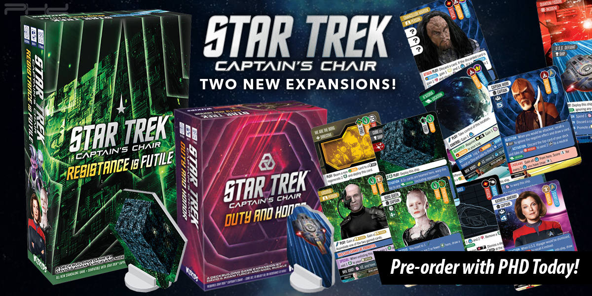 Star Trek: Captain's Chair | Resistance Is Futile & Duty and Honor — WizKids