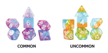 Acererak's Treasure Pack Dice Set PDQ 2024: Dice Common & Uncommon