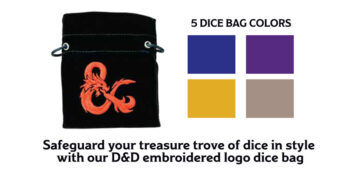 Acererak's Treasure Pack Dice Set PDQ 2024: D&D Dice Bags