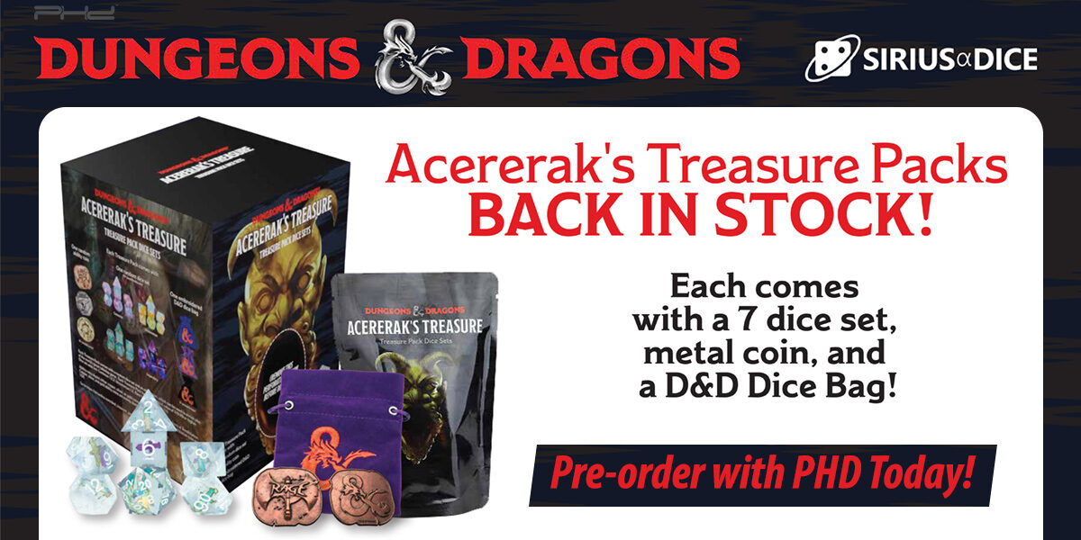 Acererak's Treasure Pack Dice Set — Sirius Dice