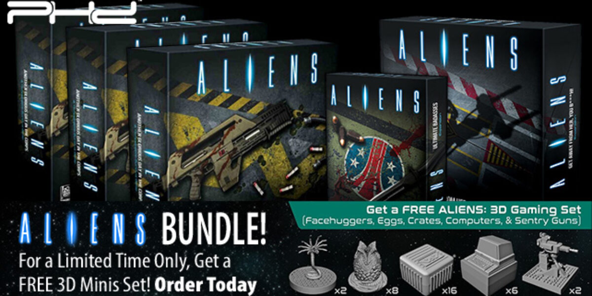 Aliens Board Game Bundle with FREE Minis Pack — Gale Force Nine