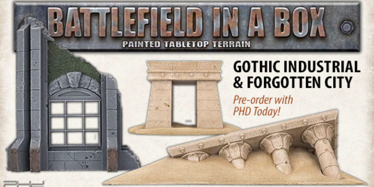 Battlefield in a Box: Gothic Industrial & Forgotten City — Gale Force Nine