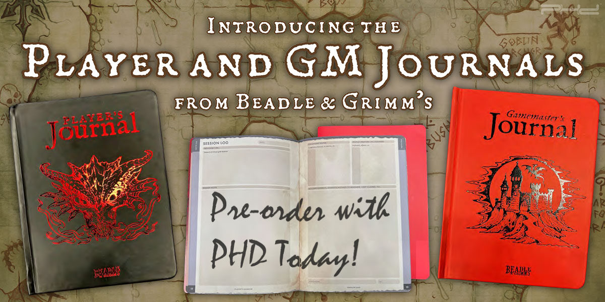 Player and GM Journals — Beadle & Grimm's