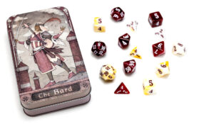 RPG Class Dice: Bard Set Tin