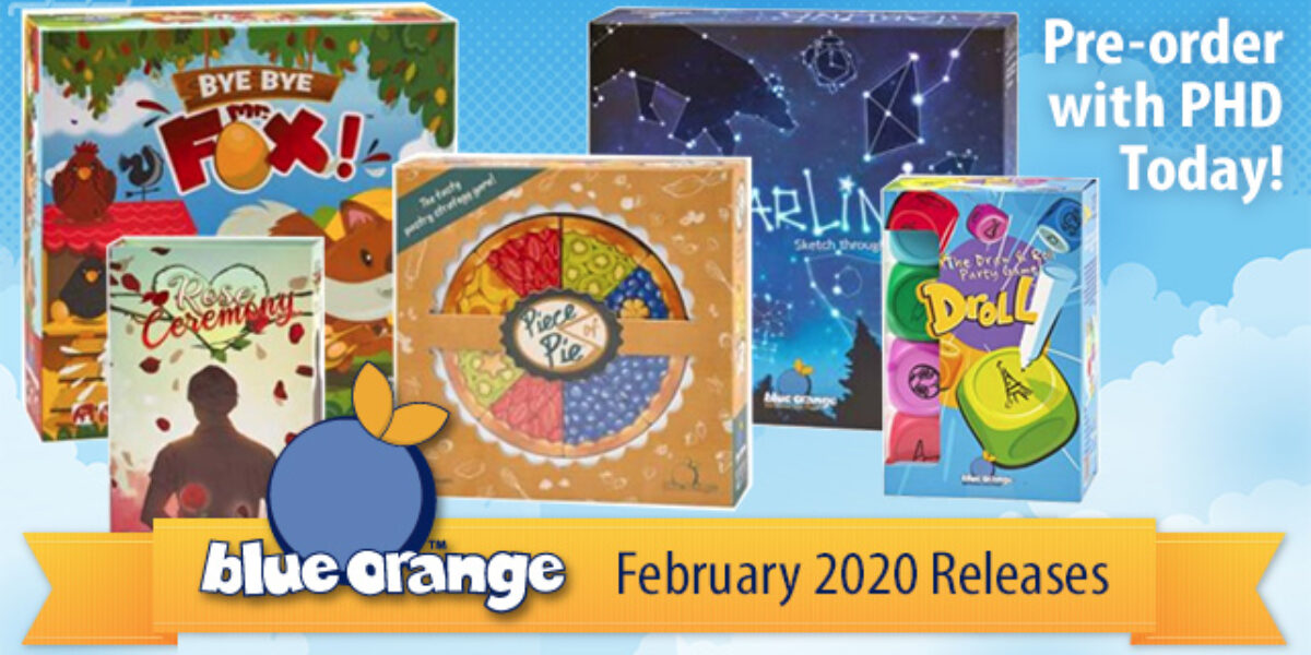 Starlink, Bye Bye Mr Fox, and More — Blue Orange Games