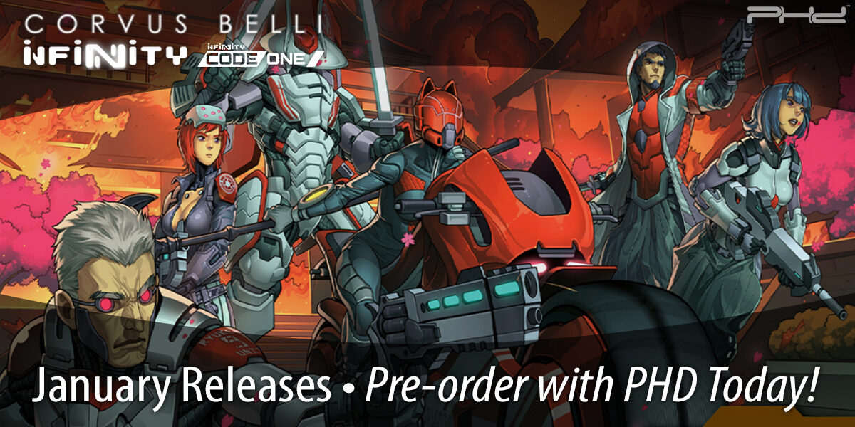 Infinity & CodeOne January Releases — Corvus Belli