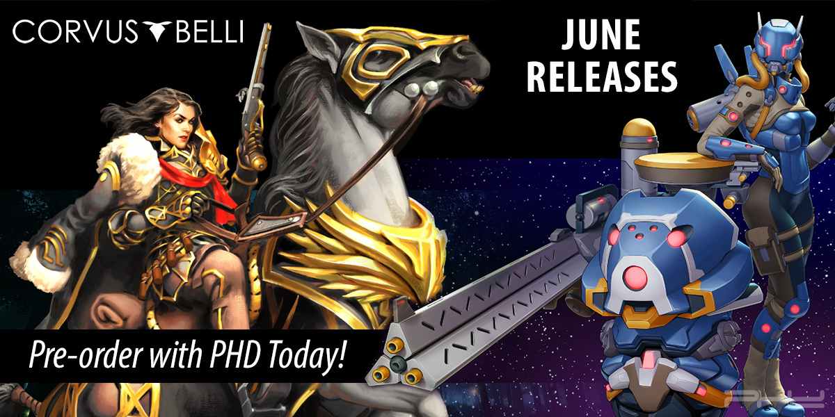 Infinity & Warcrow June Releases — Corvus Belli