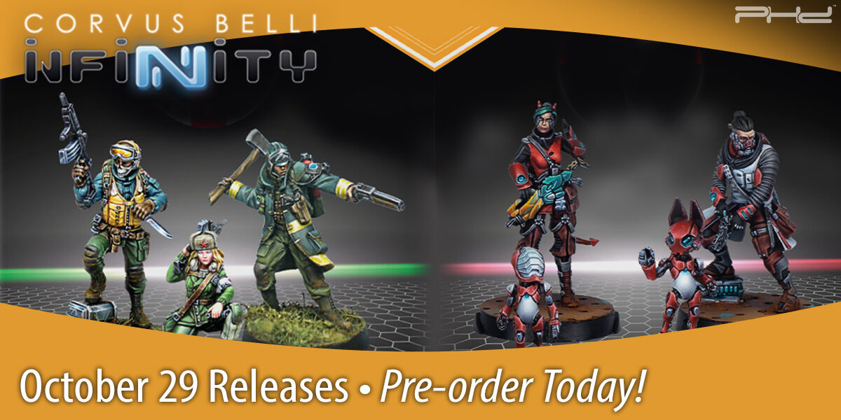 Infinity & Aristeia! October 25 Releases — Corvus Belli