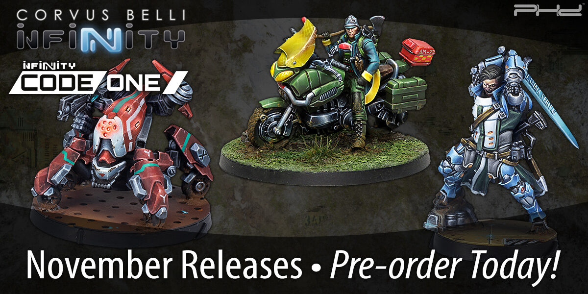 Infinity & CodeOne November Releases — Corvus Belli