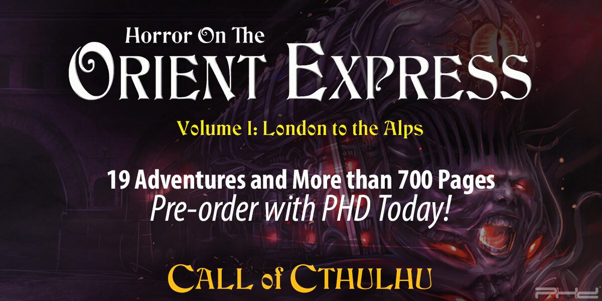 Call of Cthulhu: Horror on the Orient Express — Chaosium Inc.