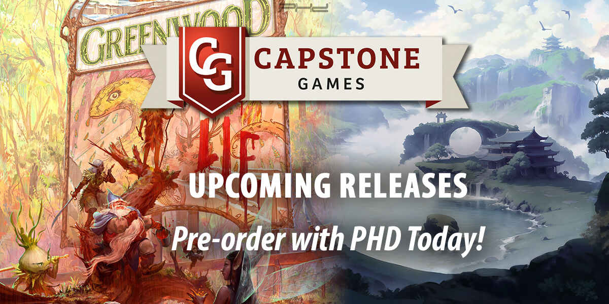 Greenwood, Seven Prophecies, & More — Capstone Games