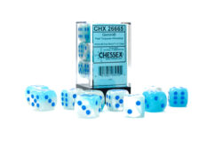 CHX26665 Pearl Turquoise-White/blue Luminary