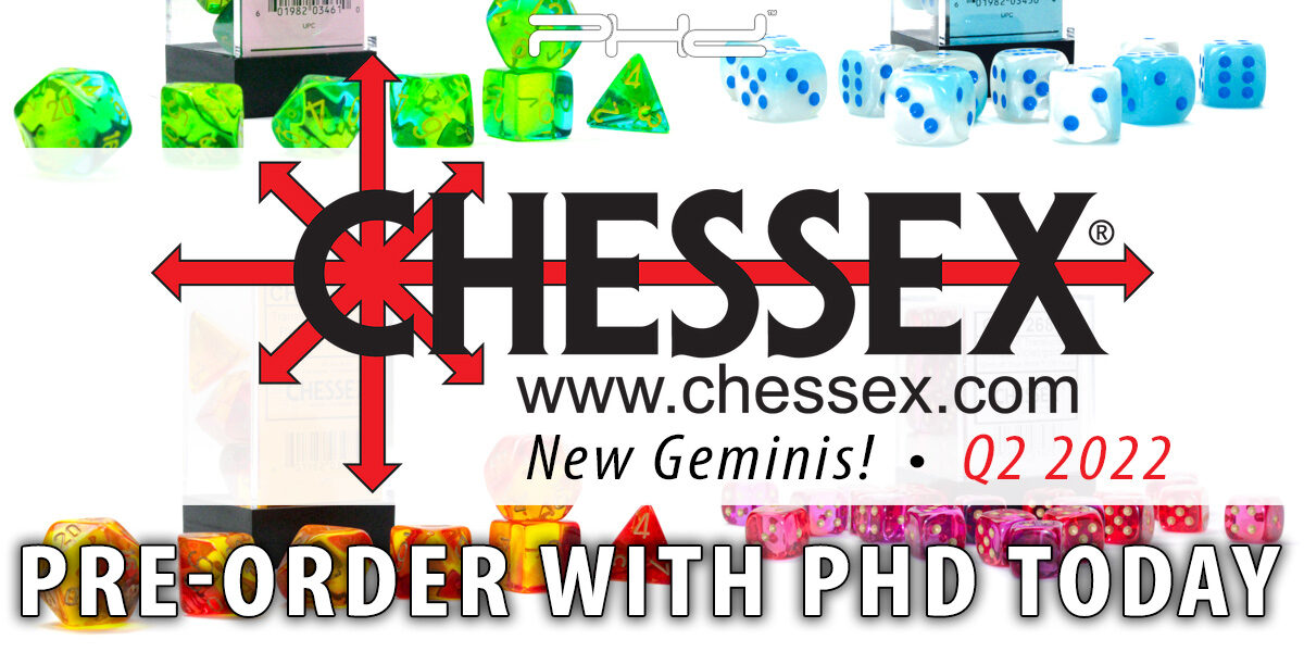 New Gemini Dice Sets — Chessex