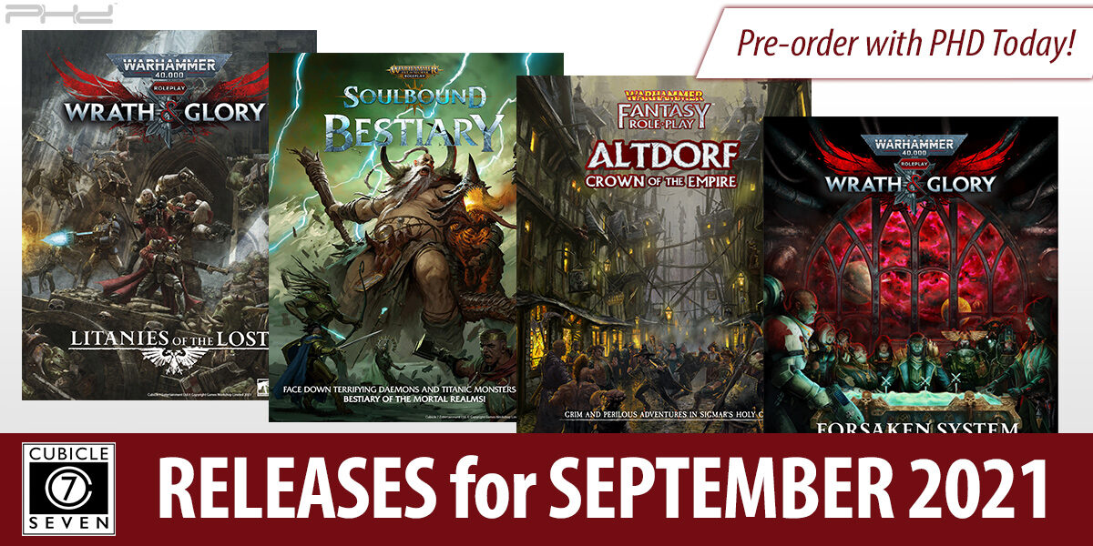 Warhammer RPG Releases for September — Cubicle 7