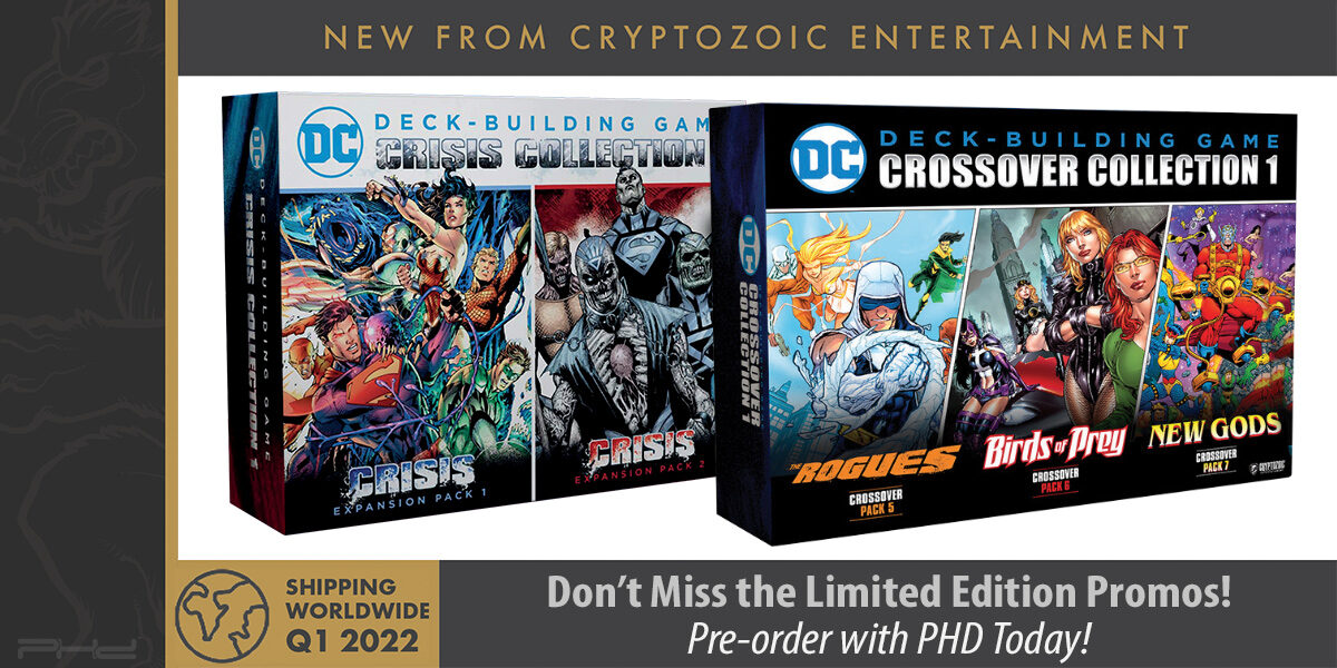 Crisis Expansion Multicolore Cryptozoic Entertainment CRY02680 DC Deckbuilding Game