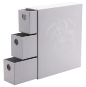 Dragon Shield: Fortress Card Drawers- White, drawers slid out