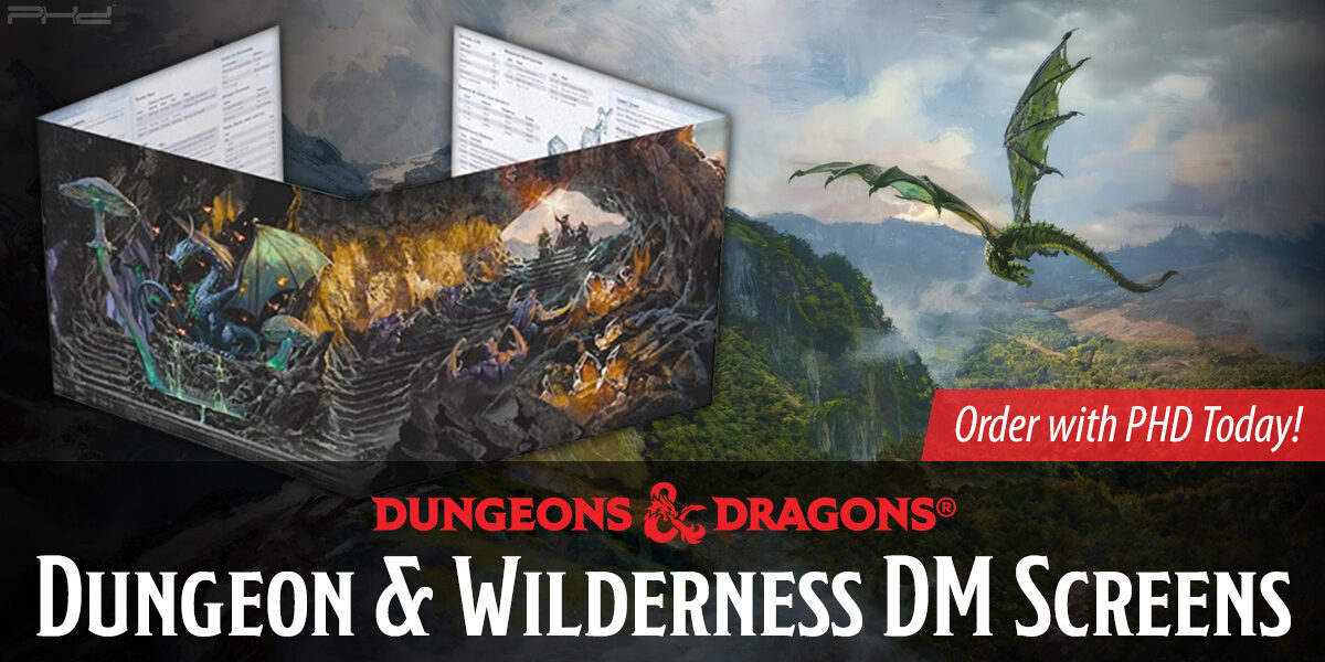 Dungeons & Dragons 5E DM Screens: Dungeon Kit & Wilderness Kit — Wizards of the Coast