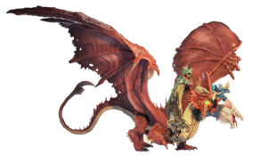 Tiamat gargantuan miniature