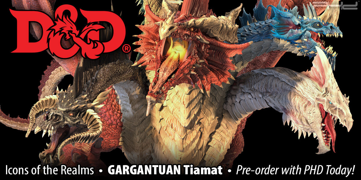 D&D Icons of the Realms: Gargantuan Tiamat — WizKids