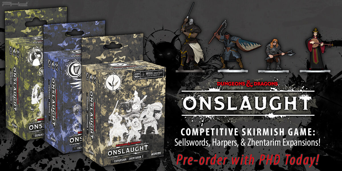 D&D Onslaught Expansions: Sellswords, Harpers, & Zhentarim — WizKids