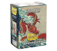 Dragon Shield Sleeves: Standard DUAL- Matte 'Great Wave' Art (100 ct.), box