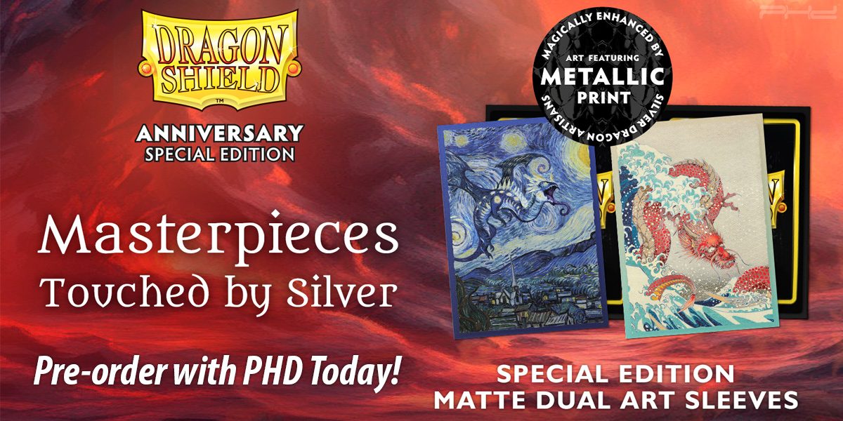 Starry Night & Great Wave Dragon Shield Anniversary Special Edition Sleeves — Arcane Tinmen