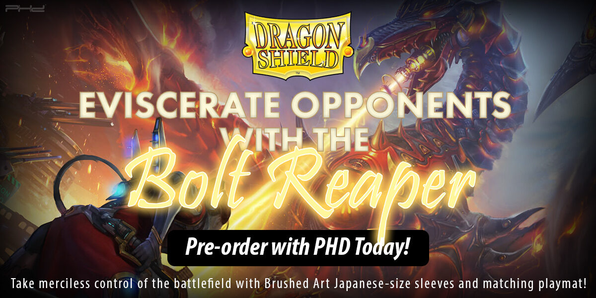 Dragon Shield: Bolt Reaper Playmat & Sleeves — Arcane Tinmen