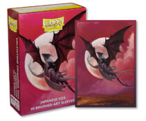 Dragon Shield Japanese-Size Sleeves: Brushed "Valentine 2024" Art, Limited Edition (60 ct.)