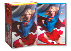 Dragon Shield Standard-Size Sleeves: Brushed Superman Series 'Supergirl' (100 ct.)