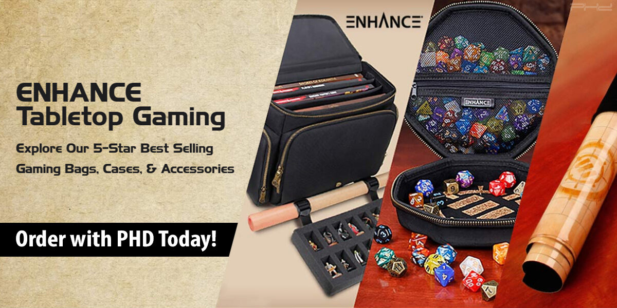 Board Game Backpacks, Acrylic Character Sheets, & More — Enhance Gaming