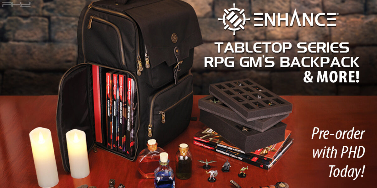 Tabletop Series RPG GM's Backpack & More — Enhance Gaming