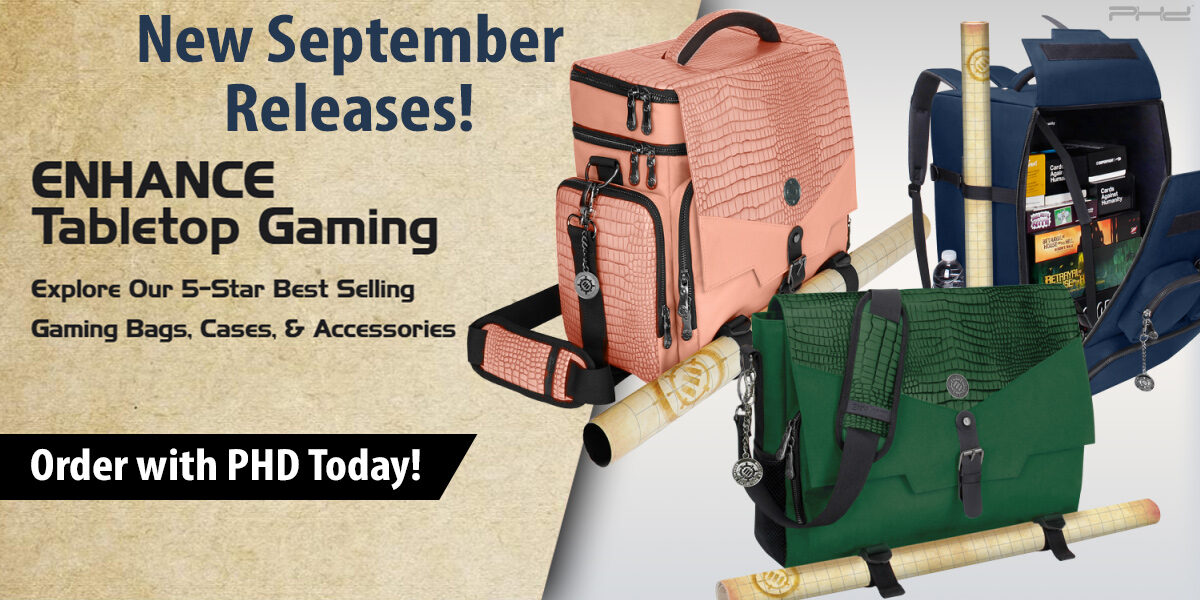 New Board Game Backpacks, RPG Storage, & More — Enhance Gaming