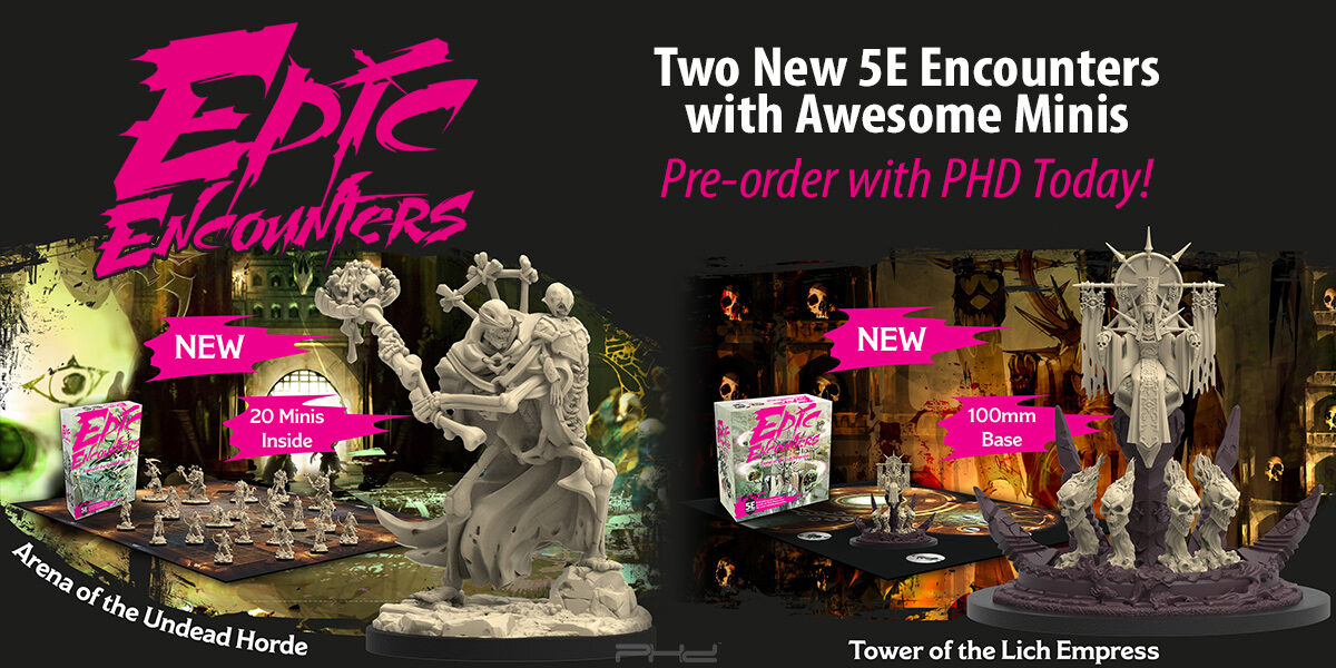 Epic Encounters: Tower of the Lich Empress & Arena of the Undead Horde — Steamforged Games