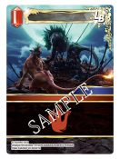 Final Fantasy TCG: Tears of the Planet, sample card 8, Red XIII