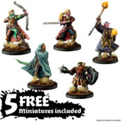 five free miniatures included