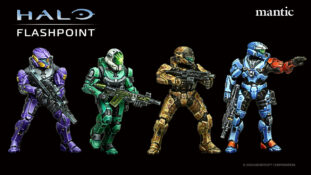 Halo: Flashpoint miniatures sample, 1st colors