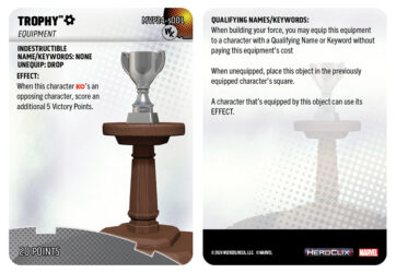 Trophy Equipment card