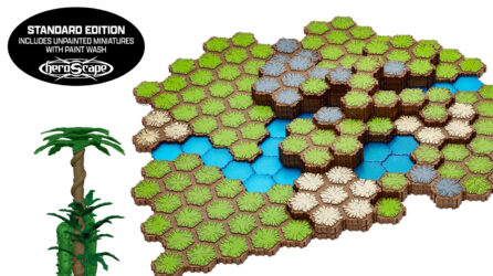 Heroscape: Battle for the Wellspring Battle Box, sample terrain