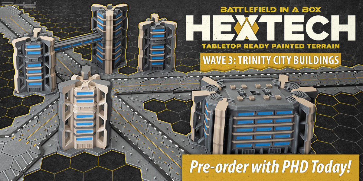 Battlefield in a Box, Hextech Terrain Wave 3: Trinity City — Gale Force Nine