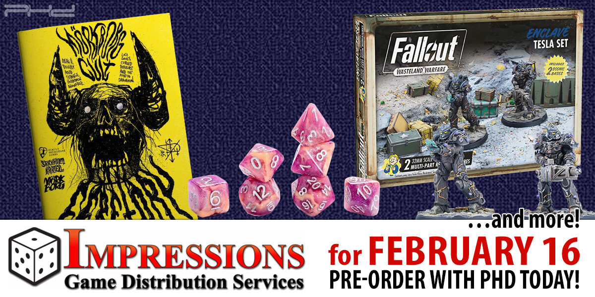 Impressions Releases for February 16