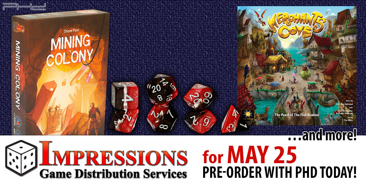 Impressions Releases for May 25