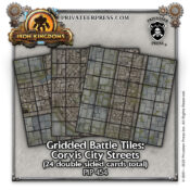 Iron Kingdoms: Requiem Gridded Battle Tiles Corvis City Streets