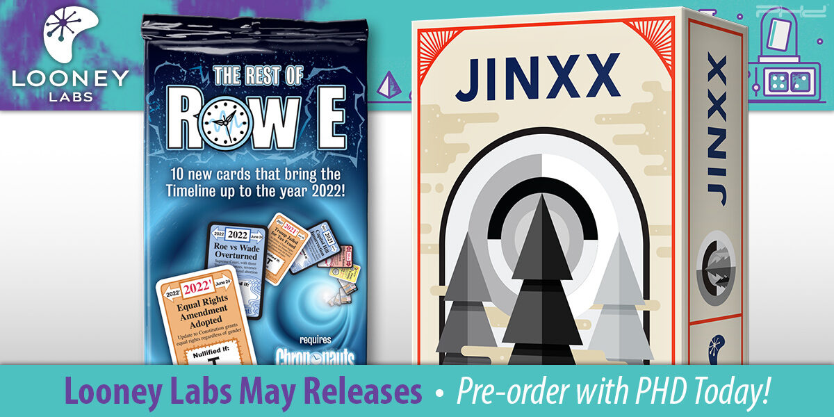 Jinxx & Chrononauts: The Rest of Row E — Looney Labs