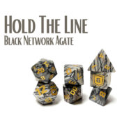 Hold the Line (Black Network Agate)