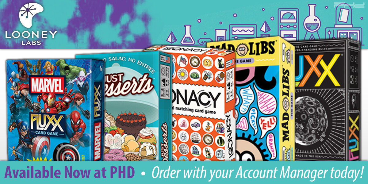 Looney Labs Now Available at PHD