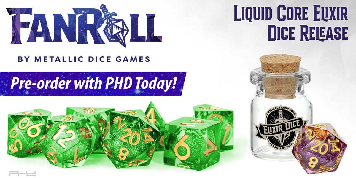 Liquid Core Elixir Dice — Fanroll by Metallic Dice Games