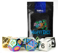 Mystery Misfit Polyhedral Metal Dice Set